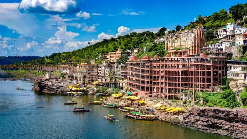 Omkareshwar Jyotirlinga Narmada River View — Ujjain to Omkareshwar Taxi - Ujjain Ride